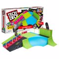 Tech Deck  Neon Mega Park X-Connect Creator, Prosarmosimo Glow-in-The-Dark Ramp Paketo Me 2 Blind Skateboard Fingerboards, 90+Temaxia